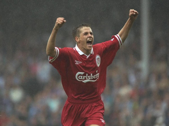 Michael Owen
23 Aug 1997: Michael Owen of Liverpool celebrates a goal during the FA Carling Premiership match against B''ackburn Rovers at Ewood Park in Blackburn, England \ Mandatory Credit: Gary M Prior/Allsport
