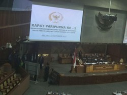 Jelang Keputusan Perppu Ormas, Papan Voting Disiapkan di Ruang Sidang