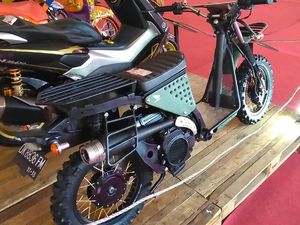 Honda Vario Bergaya Scrambler, Asyik Diajak Berpetualang