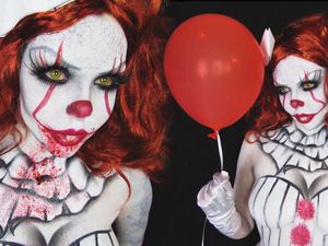 Viral, Tren Makeup Seram ala Badut Pennywise