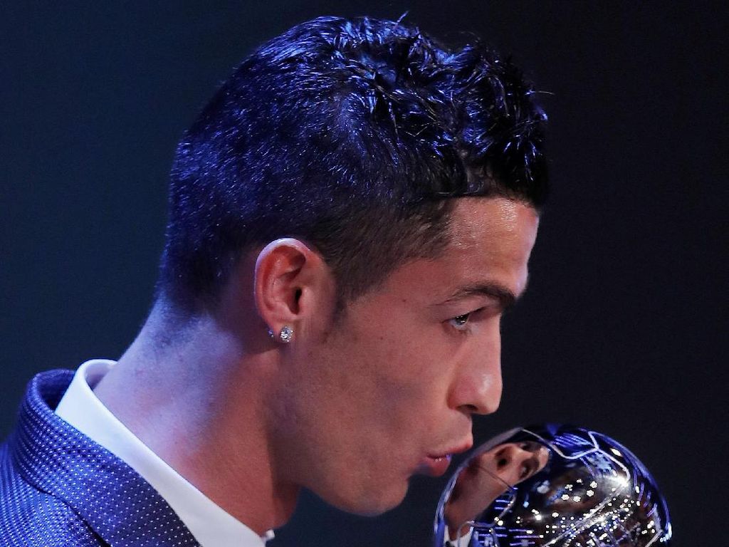 Kegembiraan Ronaldo di Best FIFA Football Awards