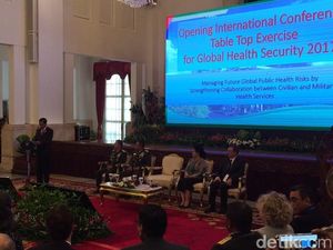 Buka Konferensi Kesehatan Dunia, Jokowi Bicara Penyebaran Penyakit Buka Konferensi Kesehatan Dunia, Jokowi Bicara Penyebaran Penyakit