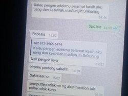 Pelajar SD yang Hilang Diduga Diculik, ini Isi Pesan Ancamannya
