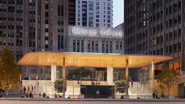 Kerennya Toko Apple di Michigan Avenue