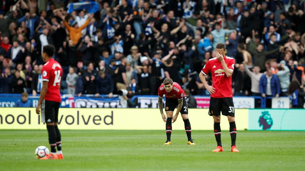 Manchester United dalam kekalahan di markas Huddersfield (Foto: ANDREW YATES/Reuters)