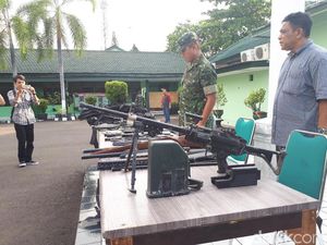 Sejumlah Airsoft Gun Disita Kodim dari Rumah Warga di Tangerang