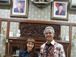 Tsamara Amany Temui Ganjar Pranowo Semalam, Dukung Pilgub?