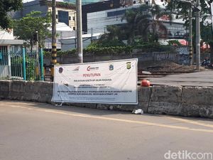 Penutupan Pelintasan KA di Jalan Angkasa Kemayoran Diuji Coba
