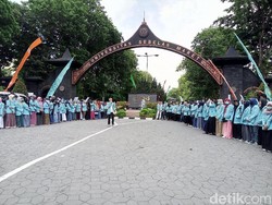 Rekannya Jadi Tersangka, Mahasiswa UNS Gelar Aksi #savewildan