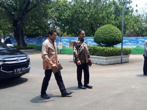 Anies dan Sandiaga Datang ke Istana Temui Jokowi