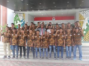 Kemenpora Lepas Tim Pelajar U-16 Asahan di Kejuaraan Barcelona Cup