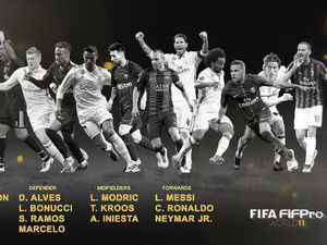 Starting XI Terbaik FIFA 2017