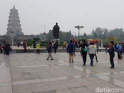 Pagoda Angsa Liar Raksasa di China, Bikin Ingat Kera Sakti