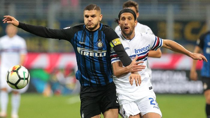 Mauro Icardi mencetak dua gol ke gawang Sampdoria (Emilio Andreoli/Getty Images) Mauro Icardi mencetak dua gol ke gawang Sampdoria (Emilio Andreoli/Getty Images)