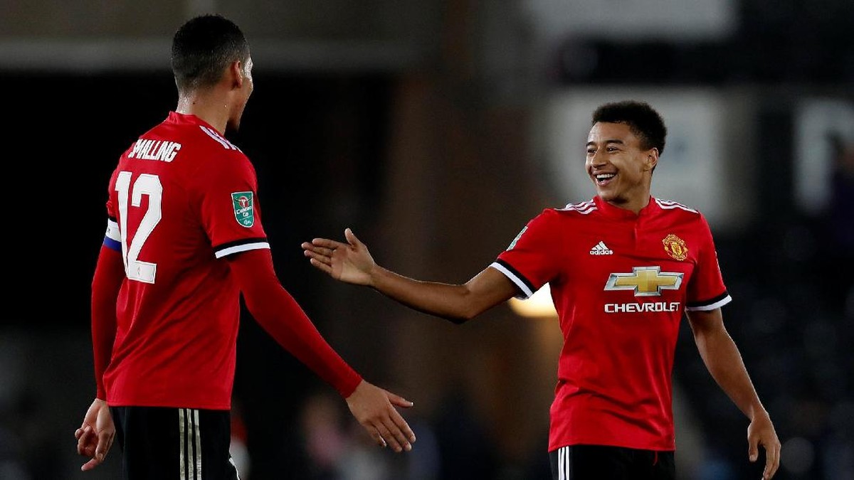 Pemain Manchester United Jesse Lingard (Foto: Paul Childs/Reuters)