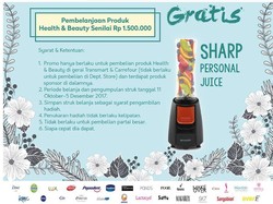 Beli Kosmetik Gratis Blender di Transmart Carrefour