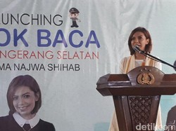Bersama Najwa Shihab, Polres Tangsel Luncurkan Pojok Baca
