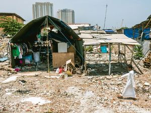 Foto: Bedeng dan Gubuk Liar Kembali Muncul di Kampung Akuarium