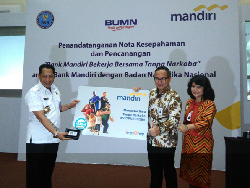 Bank Mandiri dan BNN Bekerja Sama Cegah Transaksi Narkoba