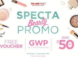 Belanja Kosmetik dan Parfum Gratis Voucher di Spekta Transmart
