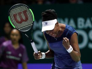 Kalahkan Muguruza, Venus Lolos Kalahkan Muguruza, Venus Lolos