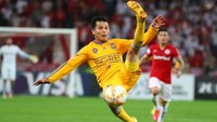 Jurgen Damm adalah seorang winger yang bermain untuk Tigres UANL di Liga Mexico. Dia punya kecepatan yang mencapai 35,2 km/jam. (Lucas Uebel/Getty Images)