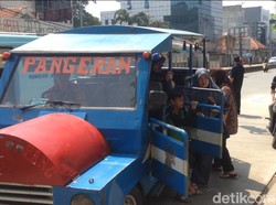 Asyik... Odong-odong Antar Jemput Pemilih di Depok
