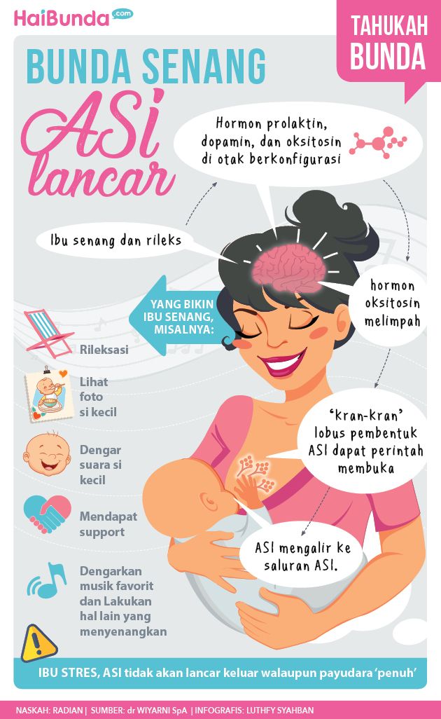 Infografis bunda senang ASI lancar