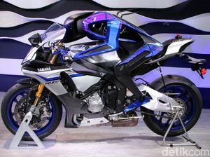 Robot Bermotor Lawan Valentino Rossi