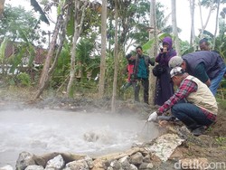 Semburan Lumpur Panas Tasikmalaya Tak Berbahaya