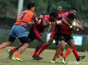 Kalahkan Papua, Tim DKI Jakarta Juara Kejurnas Rugby
