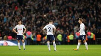 Sementara Spurs tak cuma harus terhenti langkahnya, tapi juga setop rangkaian laju tak terkalahkannya setelah 11 laga. Berkurang satu kesempatan Spurs untuk memenangi trofi musim ini. (Foto: Paul Childs/ Action Images via Reuters)