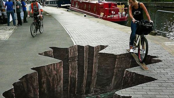 Seni Jalanan yang Lucu dan Mengagumkan