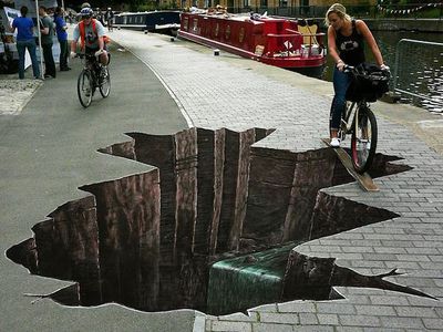 Seni Jalanan yang Lucu dan Mengagumkan