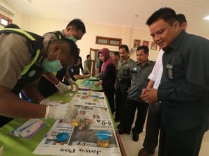 Saat Hakim Pengadilan Negeri Pasuruan Kaget Dites Urine Dadakan