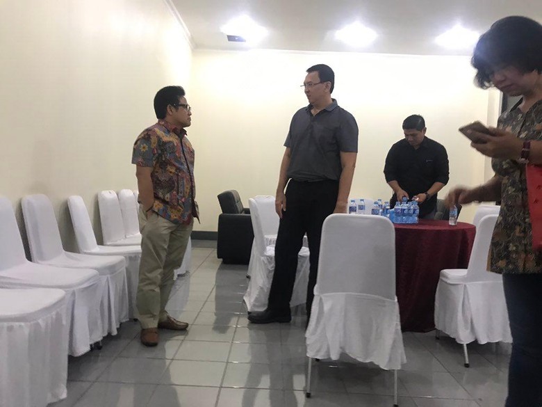 Cak Imin Temui Ahok di Mako Brimob