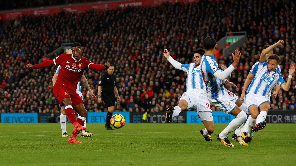 Liverpool menang 3-0 atas Huddersfield Town (Foto: Phil Noble/REUTERS)