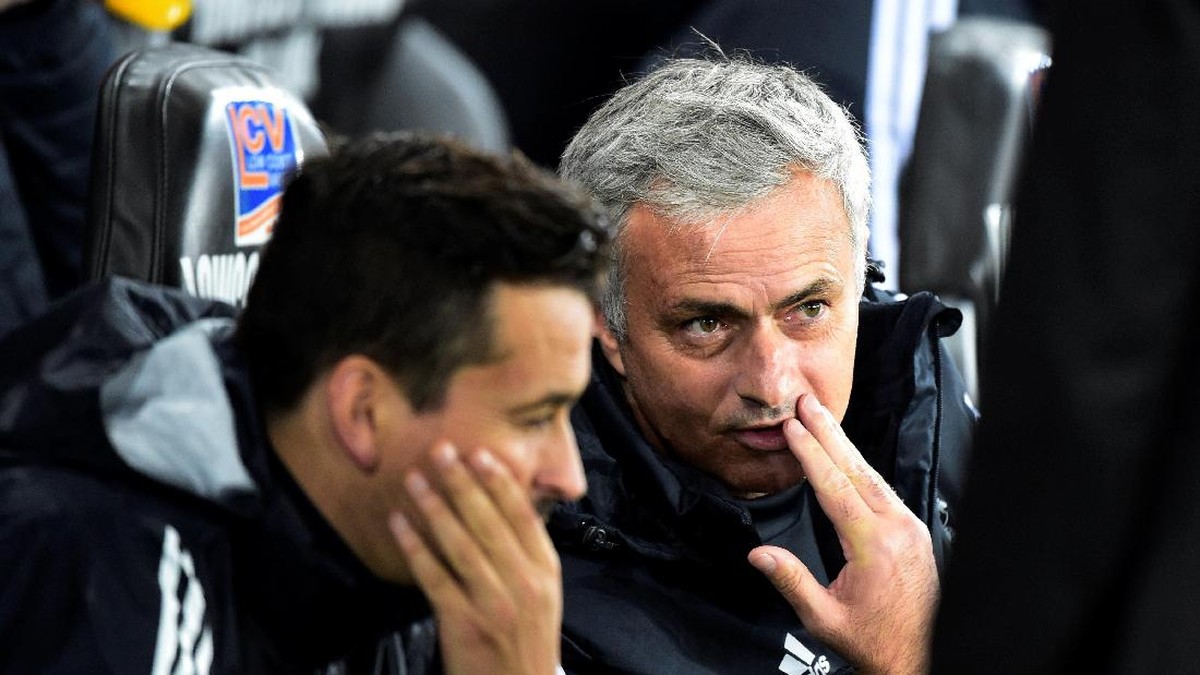 Manajer MU Jose Mourinho (Rebecca Naden/Reuters)