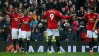 MU juga mempertegas penampilan bagus di kandang musim ini. Mereka selalu menang dalam lima pertandingan, membukukan 15 gol, belum pernah kebobolan. (Foto: Andrew Yates/Reuters)