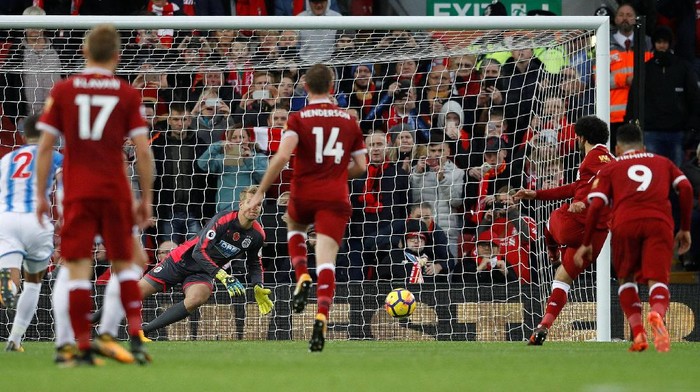 Salah Gagal Penalti, Liverpool vs Huddersfield Masih 0-0
