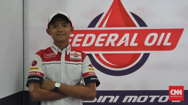 Dimas Ekky pernah mencicipi balapan Moto2 bersama tim Federal Oil Gresini musim lalu. (