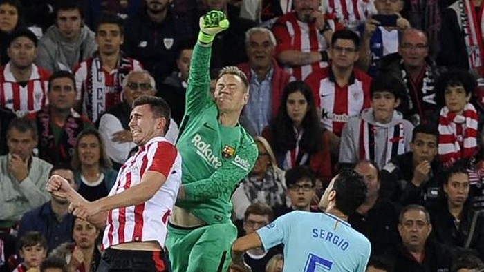 Ter Stegen Bersinar di San Mames