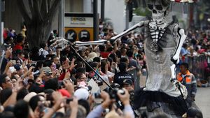 Begini Meriahnya Parade Hari Kematian di Mexico City