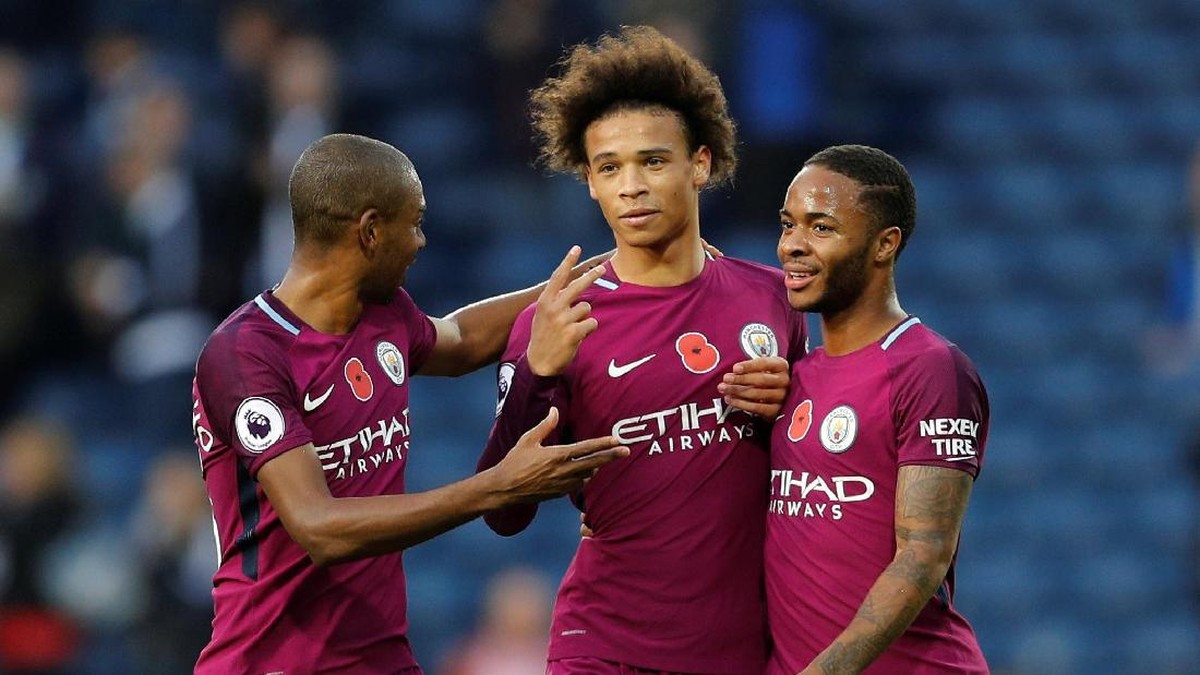 Para pemain Manchester City (Foto: Andrew Boyers/Action Images via Reuters)