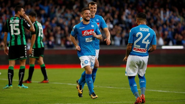 Napoli Tekuk Sassuolo 3-1