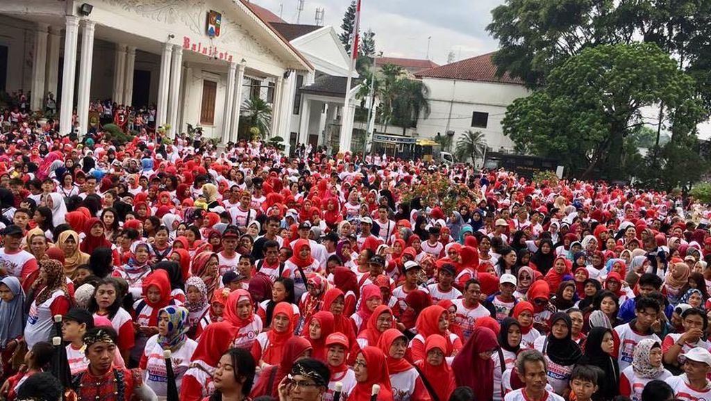 Potret Meriah Parade Kebhinnekaan Nusantara di Bogor