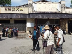 Aparat Jaga Ketat Pengukuran Lahan Eks Bioskop Indra di Yogya