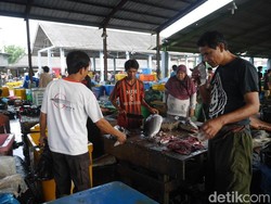 Geliat Tempat Pelelangan Ikan Pangkalpinang Kala Pasokan Melimpah