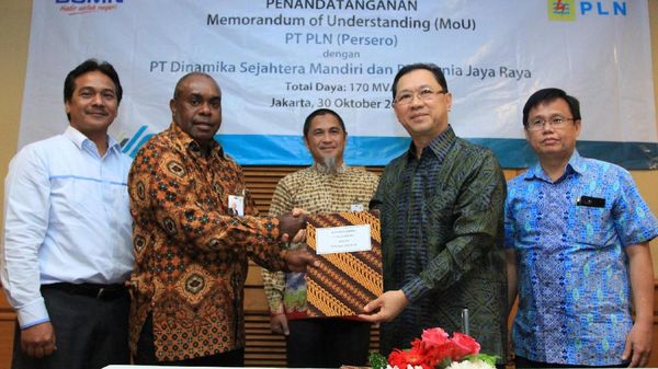 PLN Teken MoU dengan Dinamika Sejahtera Mandiri dan Kurnia Jaya Raya