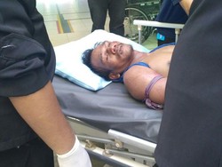 Juru Parkir Ini Ngamuk dan Ludahi Petugas Dinsos Saat Diamankan